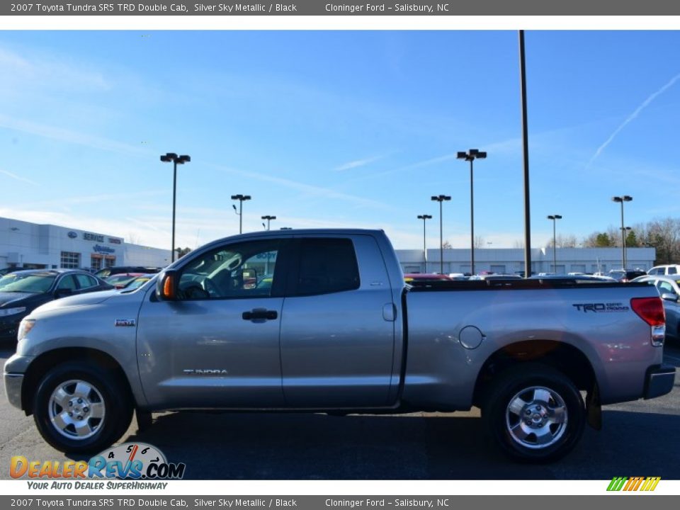 2007 Toyota Tundra SR5 TRD Double Cab Silver Sky Metallic / Black Photo #6