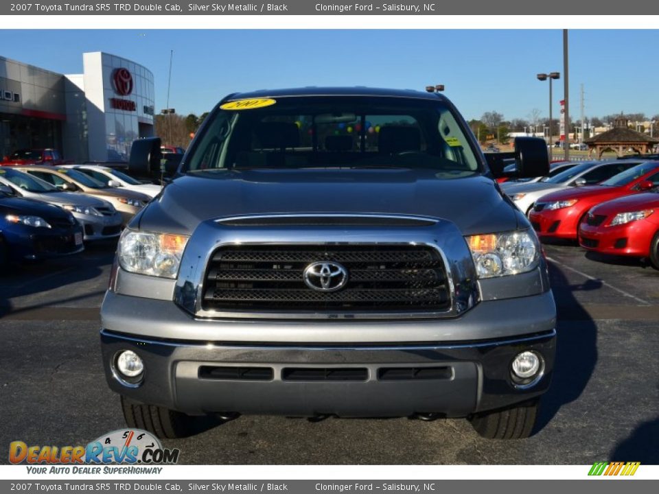 2007 Toyota Tundra SR5 TRD Double Cab Silver Sky Metallic / Black Photo #7