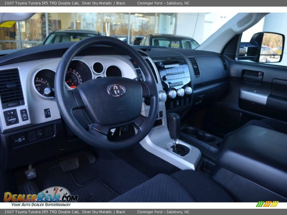 Black Interior - 2007 Toyota Tundra SR5 TRD Double Cab Photo #10