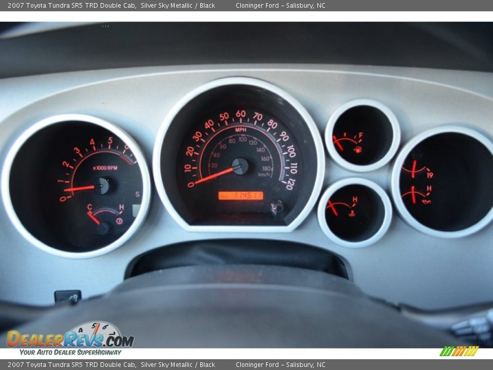 2007 Toyota Tundra SR5 TRD Double Cab Silver Sky Metallic / Black Photo #28
