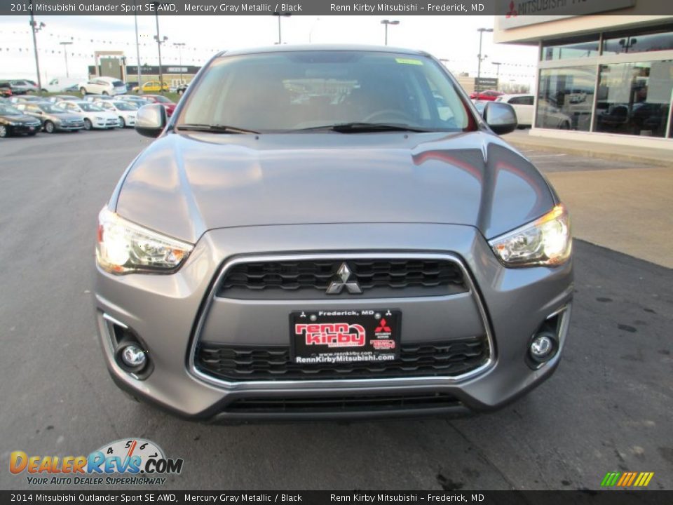 2014 Mitsubishi Outlander Sport SE AWD Mercury Gray Metallic / Black Photo #2