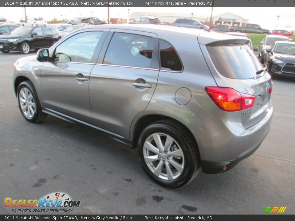 2014 Mitsubishi Outlander Sport SE AWD Mercury Gray Metallic / Black Photo #5