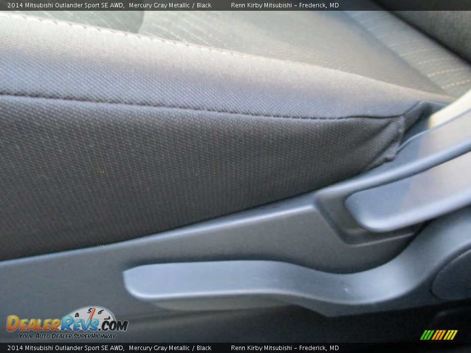 2014 Mitsubishi Outlander Sport SE AWD Mercury Gray Metallic / Black Photo #10