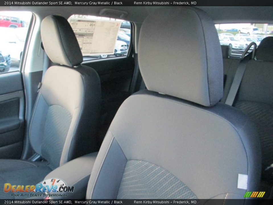 2014 Mitsubishi Outlander Sport SE AWD Mercury Gray Metallic / Black Photo #11
