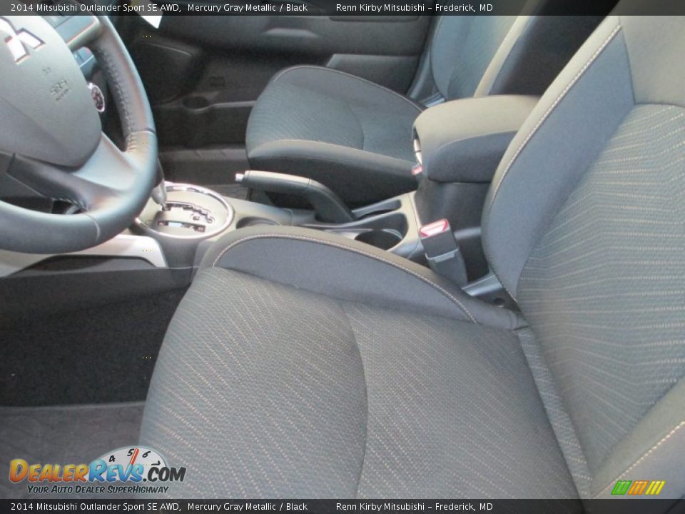 2014 Mitsubishi Outlander Sport SE AWD Mercury Gray Metallic / Black Photo #12
