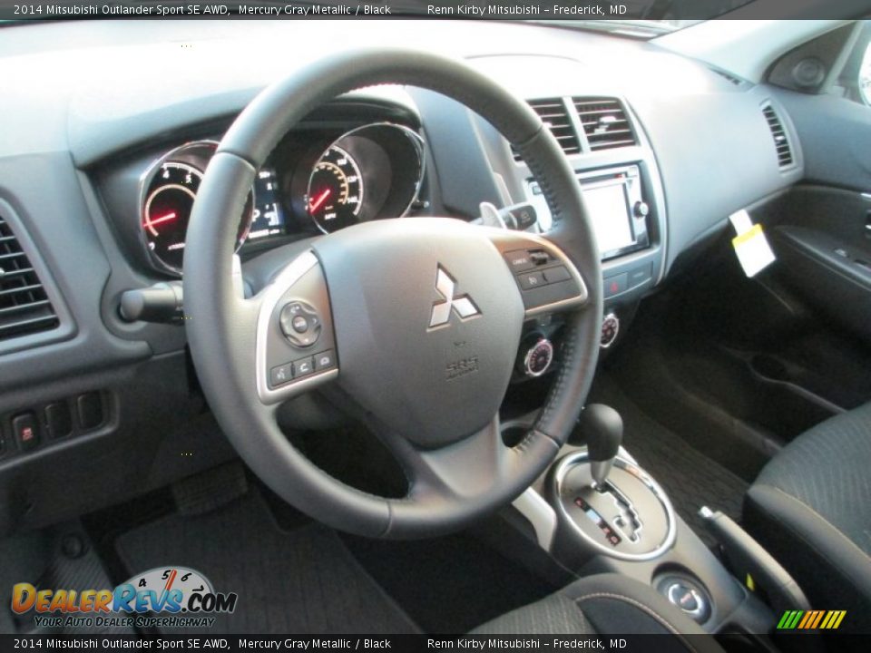 Dashboard of 2014 Mitsubishi Outlander Sport SE AWD Photo #13