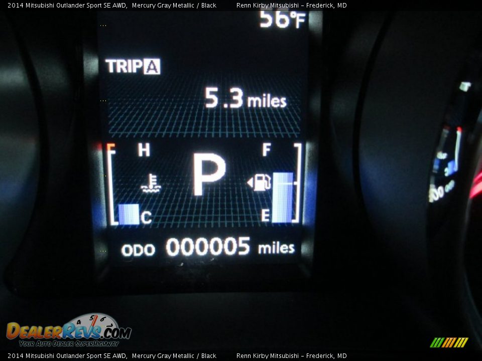 2014 Mitsubishi Outlander Sport SE AWD Mercury Gray Metallic / Black Photo #16