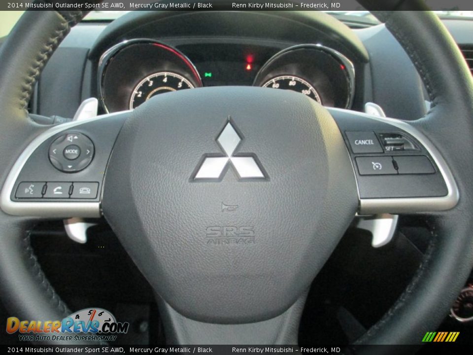 2014 Mitsubishi Outlander Sport SE AWD Mercury Gray Metallic / Black Photo #21
