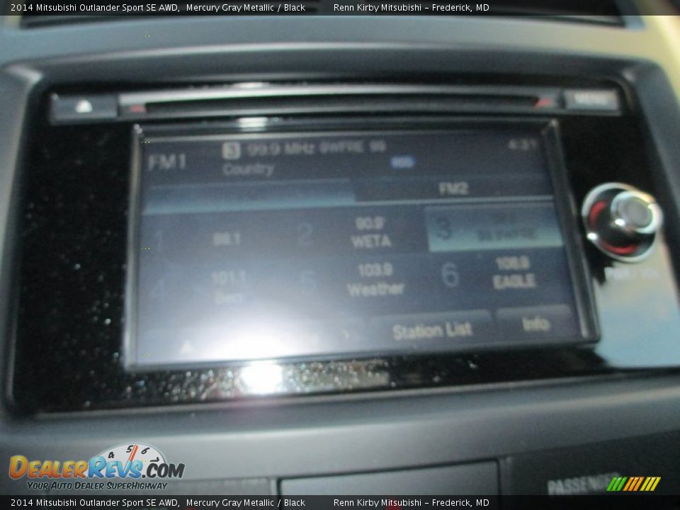 2014 Mitsubishi Outlander Sport SE AWD Mercury Gray Metallic / Black Photo #22