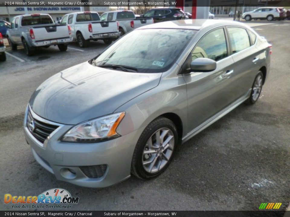 2014 Nissan Sentra SR Magnetic Gray / Charcoal Photo #3