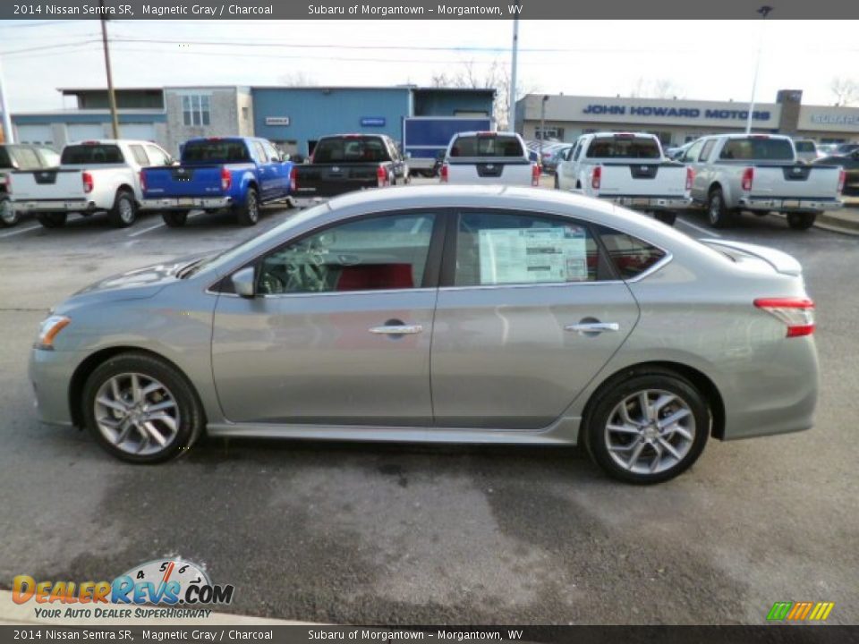 2014 Nissan Sentra SR Magnetic Gray / Charcoal Photo #4