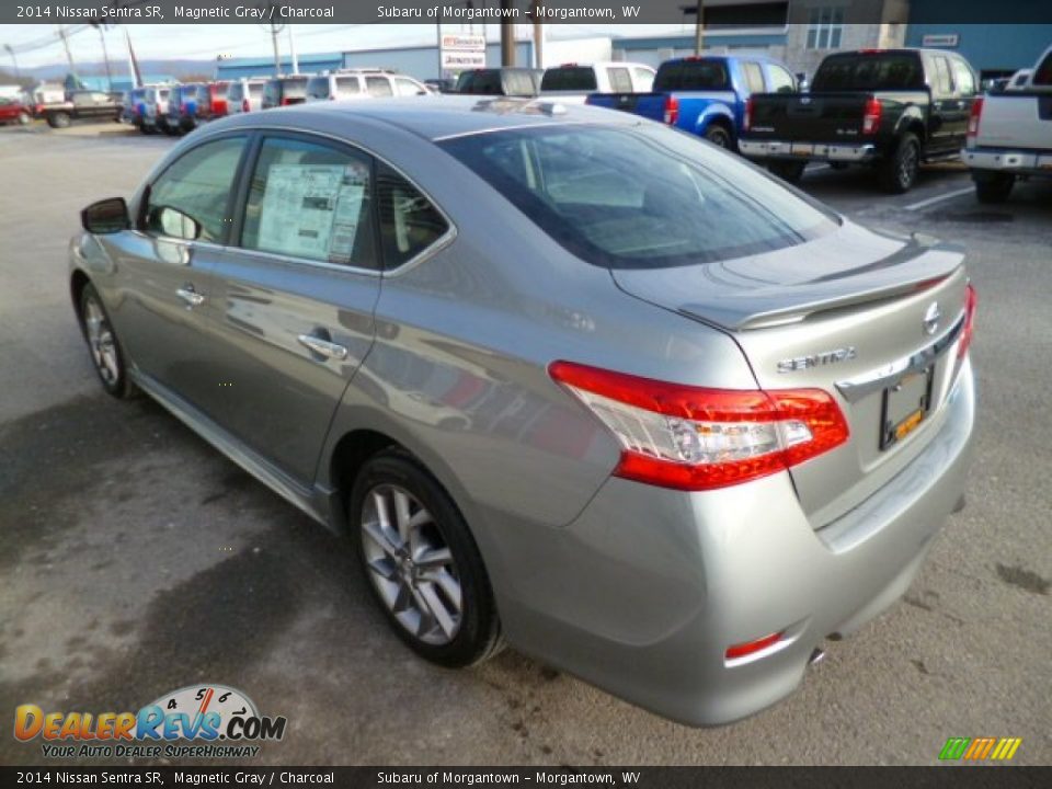 2014 Nissan Sentra SR Magnetic Gray / Charcoal Photo #5