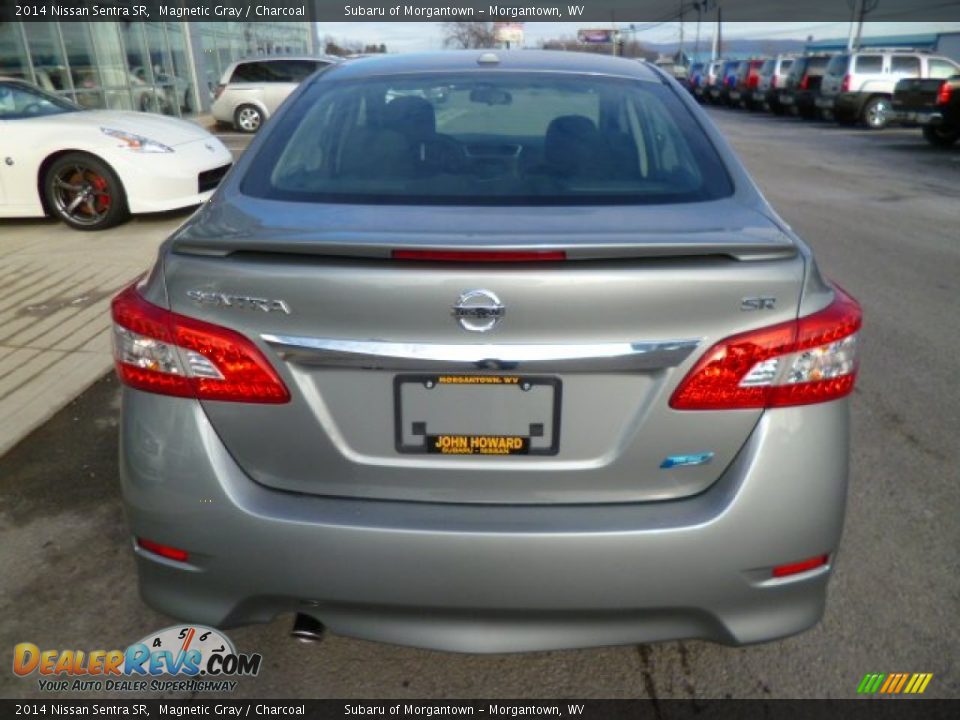 2014 Nissan Sentra SR Magnetic Gray / Charcoal Photo #6