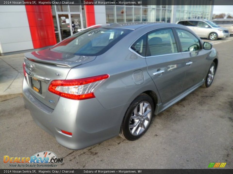 2014 Nissan Sentra SR Magnetic Gray / Charcoal Photo #7