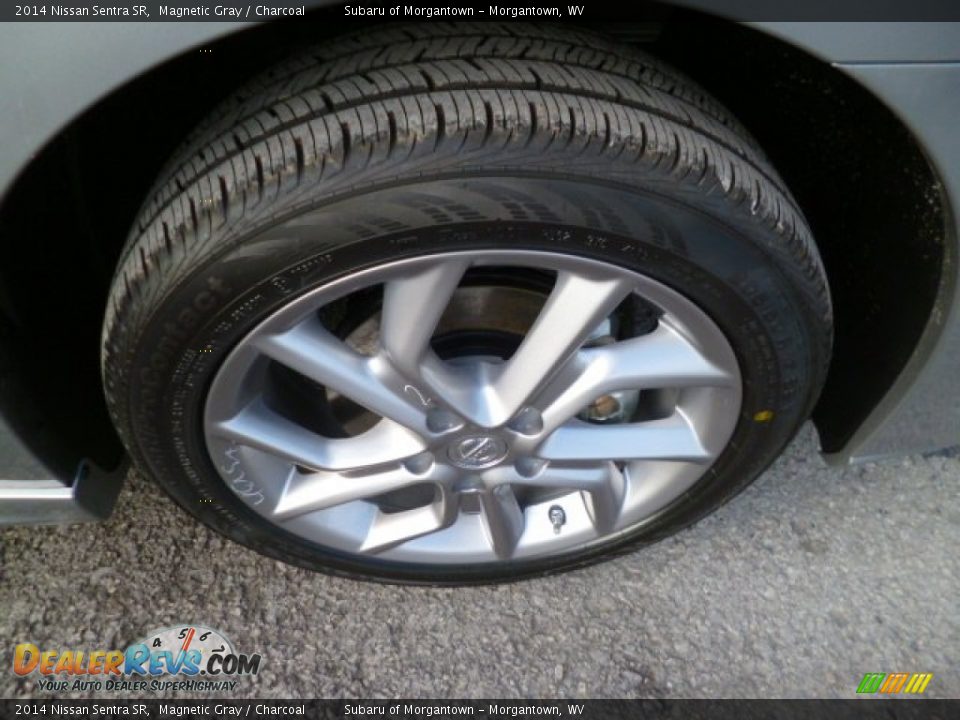 2014 Nissan Sentra SR Magnetic Gray / Charcoal Photo #9