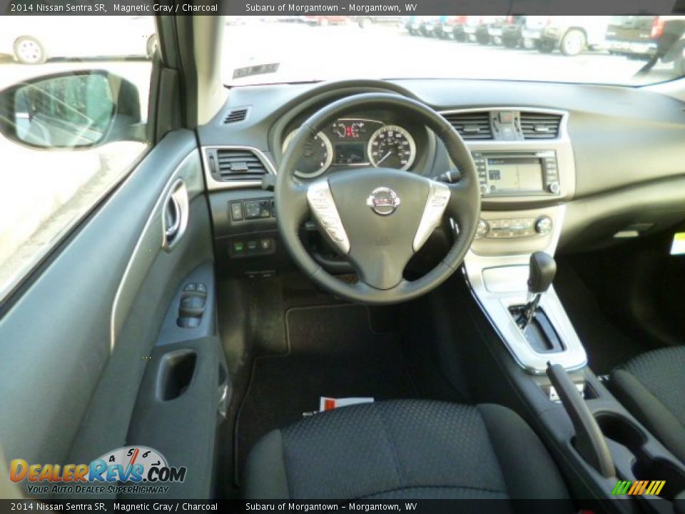 2014 Nissan Sentra SR Magnetic Gray / Charcoal Photo #13