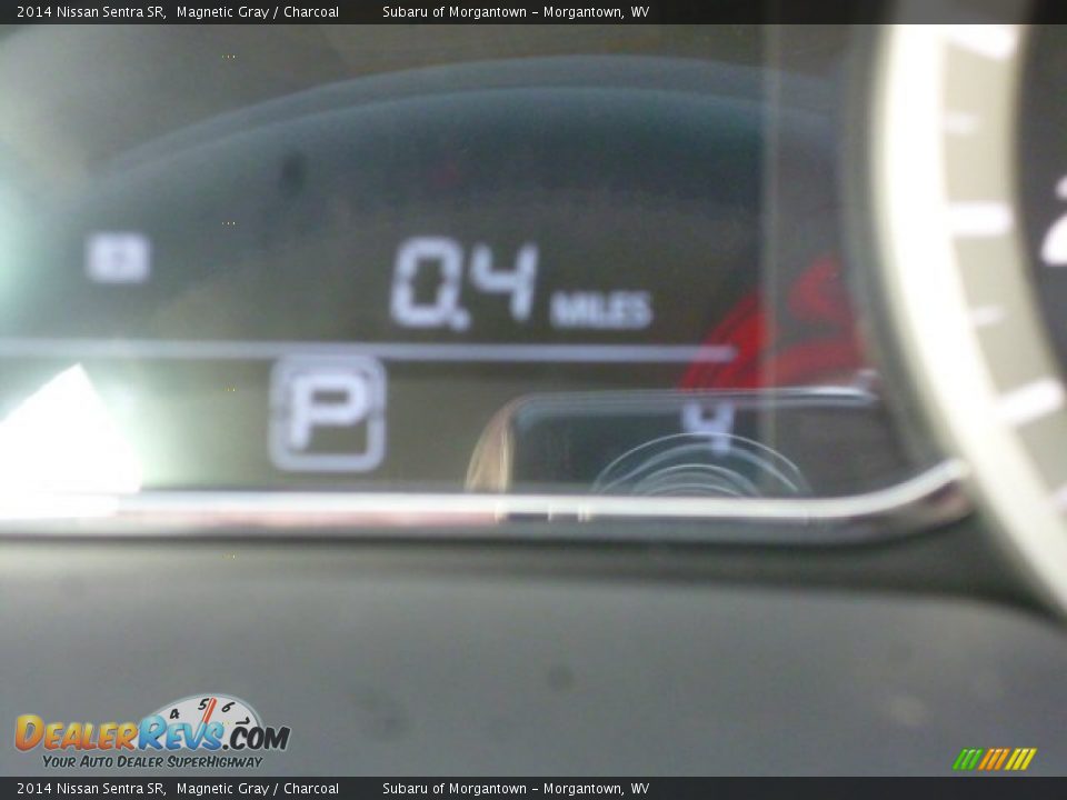 2014 Nissan Sentra SR Magnetic Gray / Charcoal Photo #20