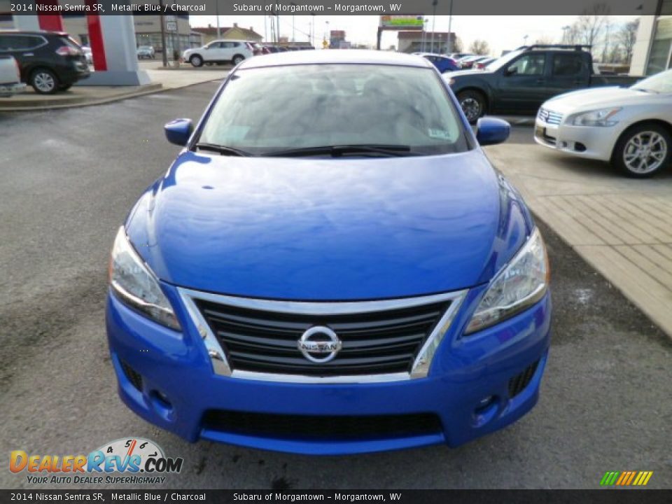 2014 Nissan Sentra SR Metallic Blue / Charcoal Photo #2