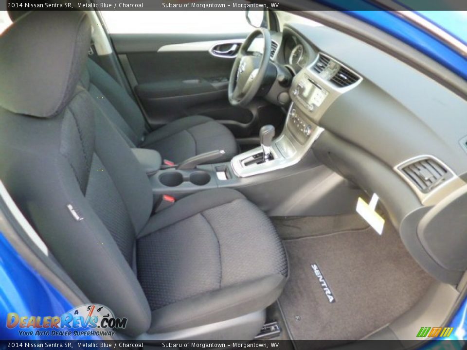 2014 Nissan Sentra SR Metallic Blue / Charcoal Photo #10