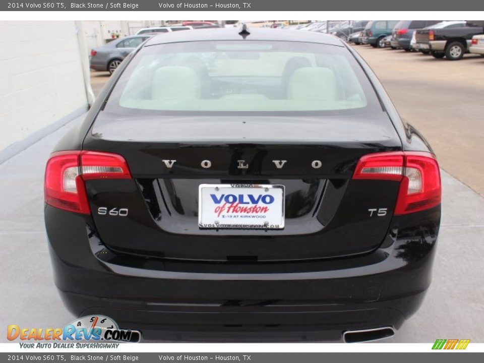 2014 Volvo S60 T5 Black Stone / Soft Beige Photo #4