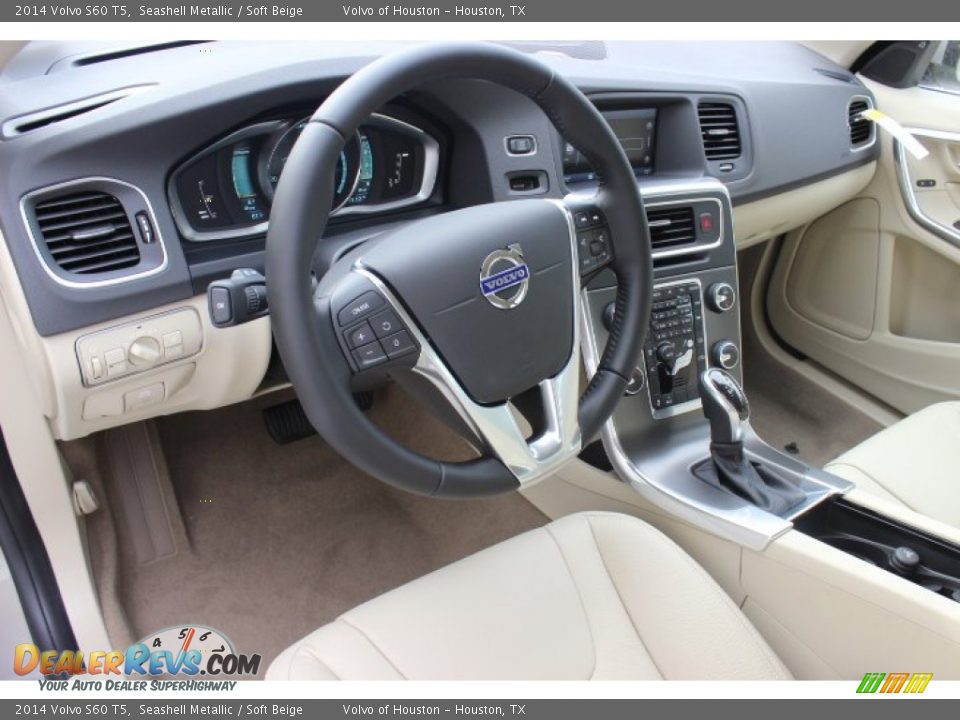 Soft Beige Interior - 2014 Volvo S60 T5 Photo #8