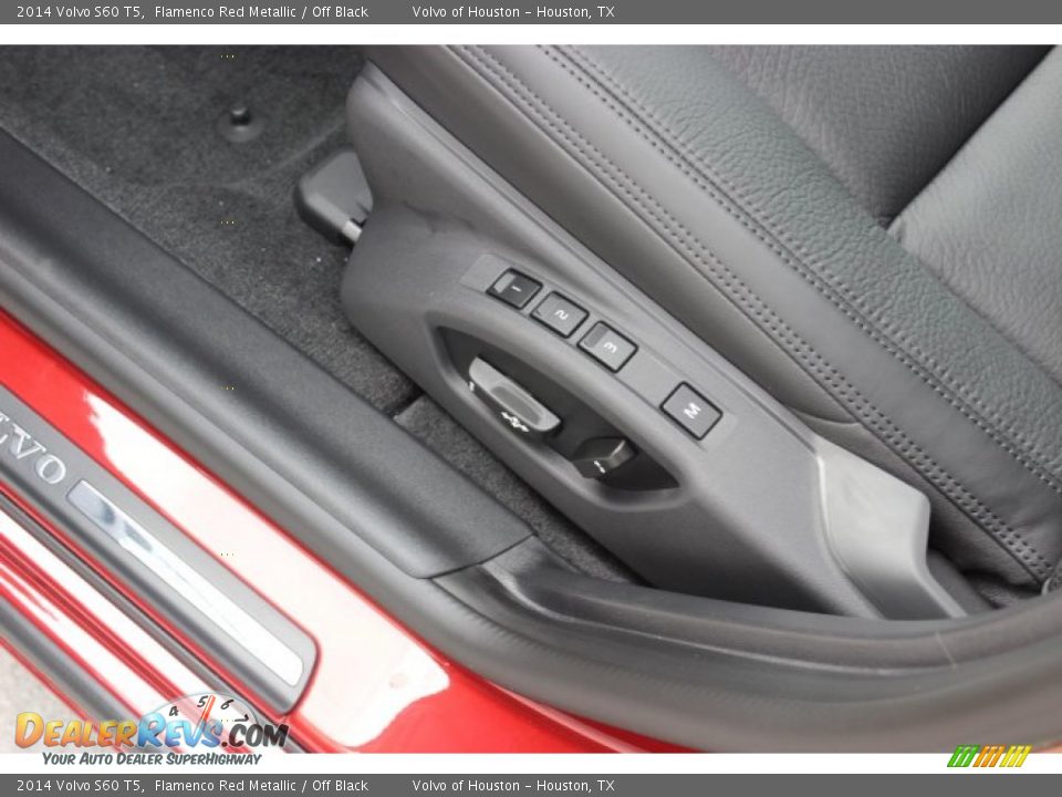 2014 Volvo S60 T5 Flamenco Red Metallic / Off Black Photo #12