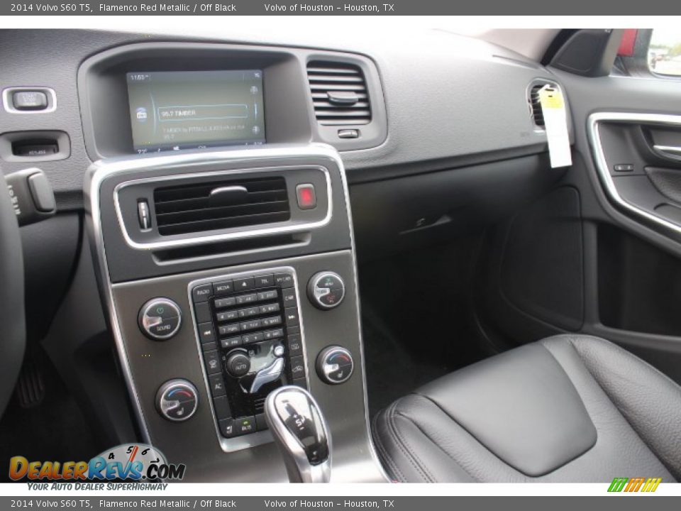 2014 Volvo S60 T5 Flamenco Red Metallic / Off Black Photo #13