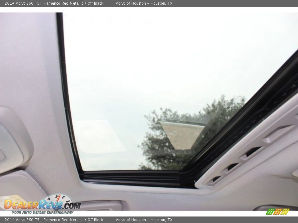 2014 Volvo S60 T5 Flamenco Red Metallic / Off Black Photo #15