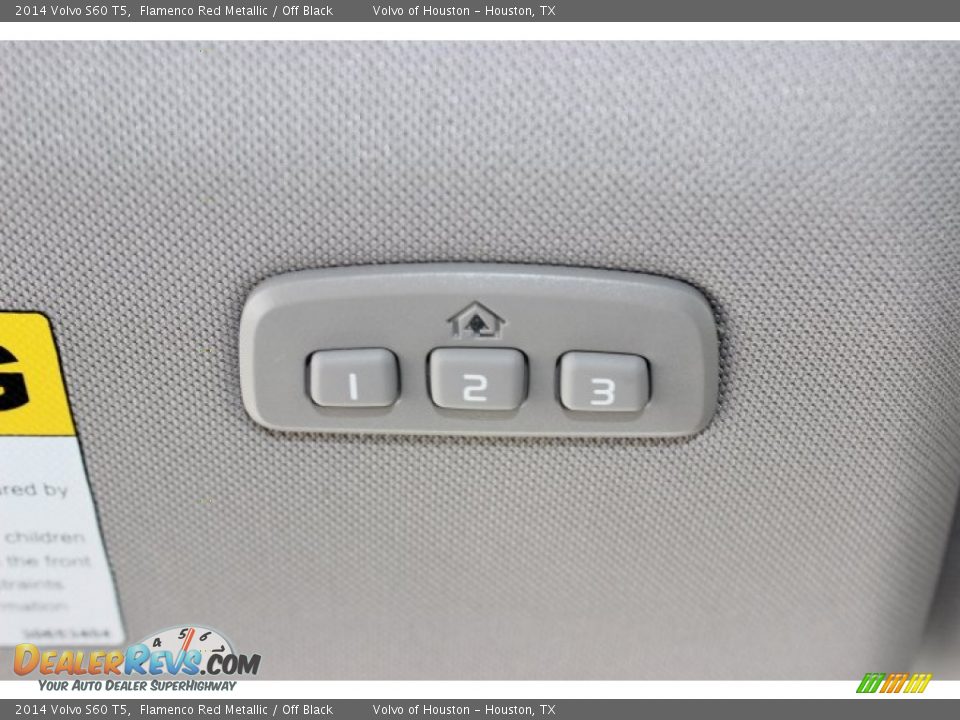 2014 Volvo S60 T5 Flamenco Red Metallic / Off Black Photo #16