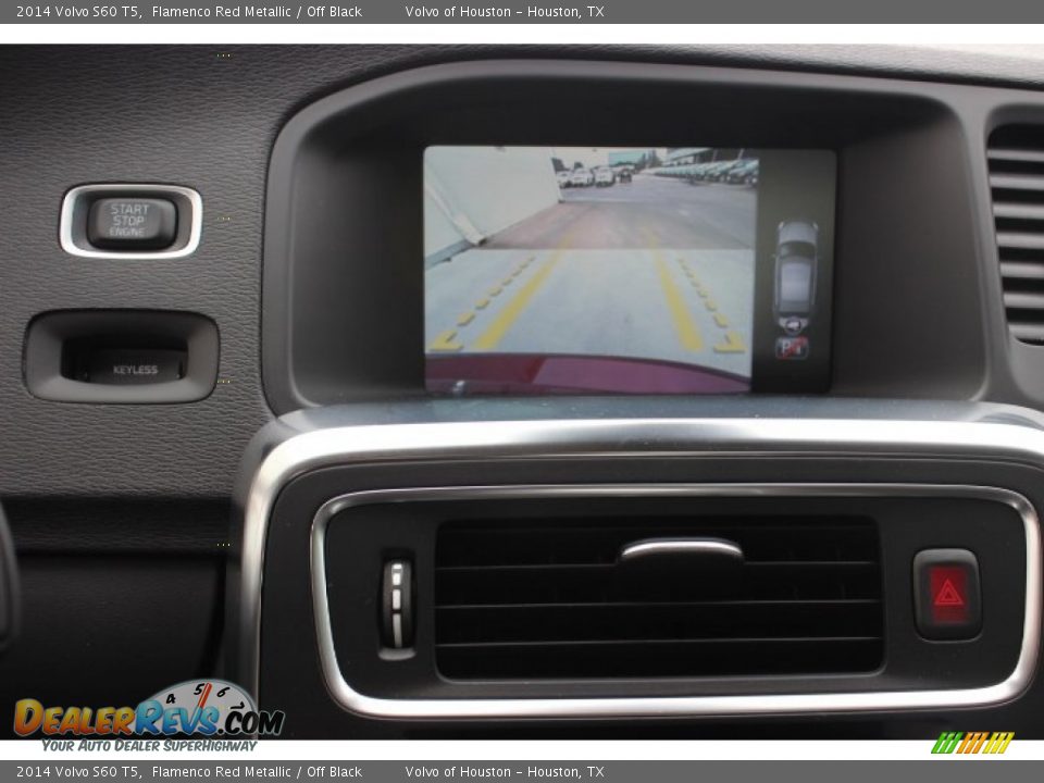 2014 Volvo S60 T5 Flamenco Red Metallic / Off Black Photo #17