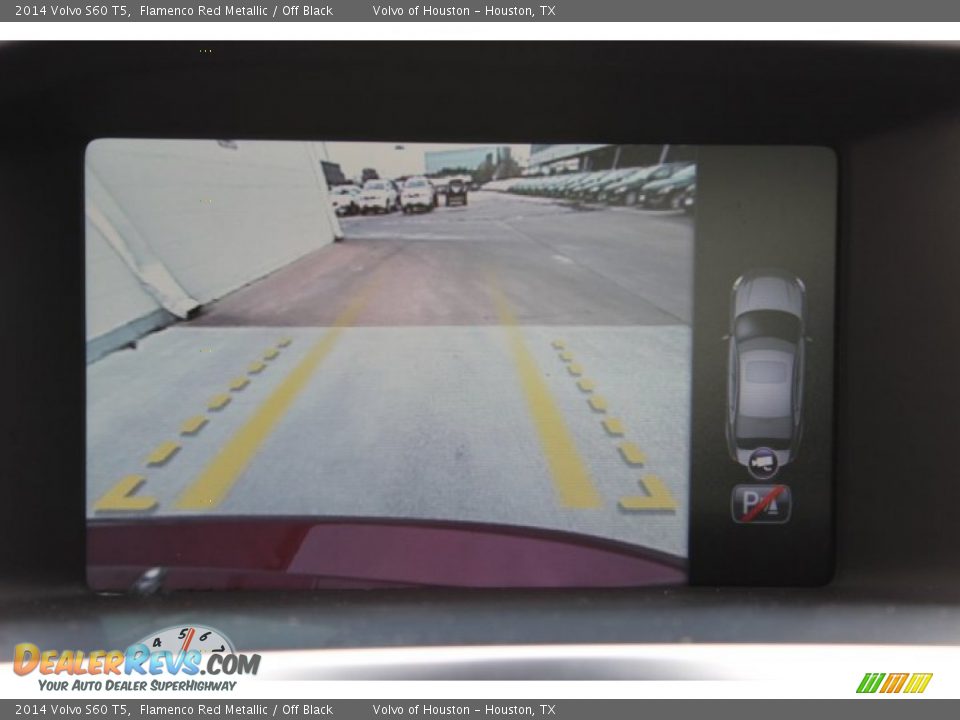 2014 Volvo S60 T5 Flamenco Red Metallic / Off Black Photo #18