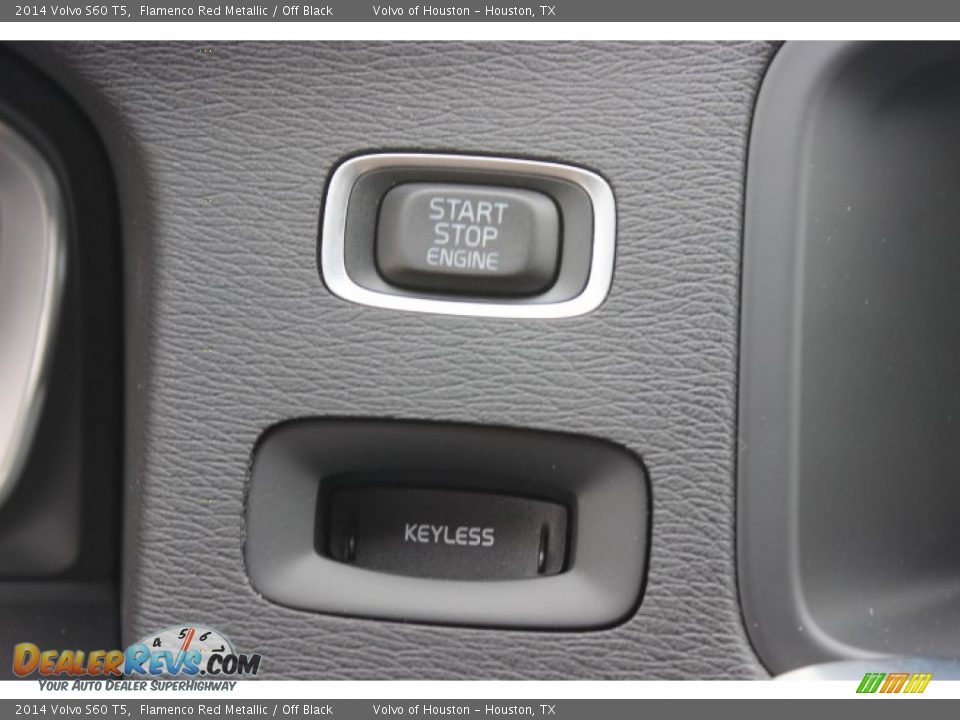2014 Volvo S60 T5 Flamenco Red Metallic / Off Black Photo #19