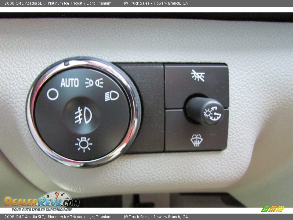 2008 GMC Acadia SLT Platinum Ice Tricoat / Light Titanium Photo #21
