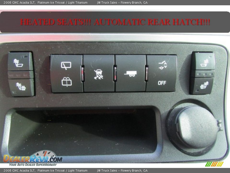 2008 GMC Acadia SLT Platinum Ice Tricoat / Light Titanium Photo #32
