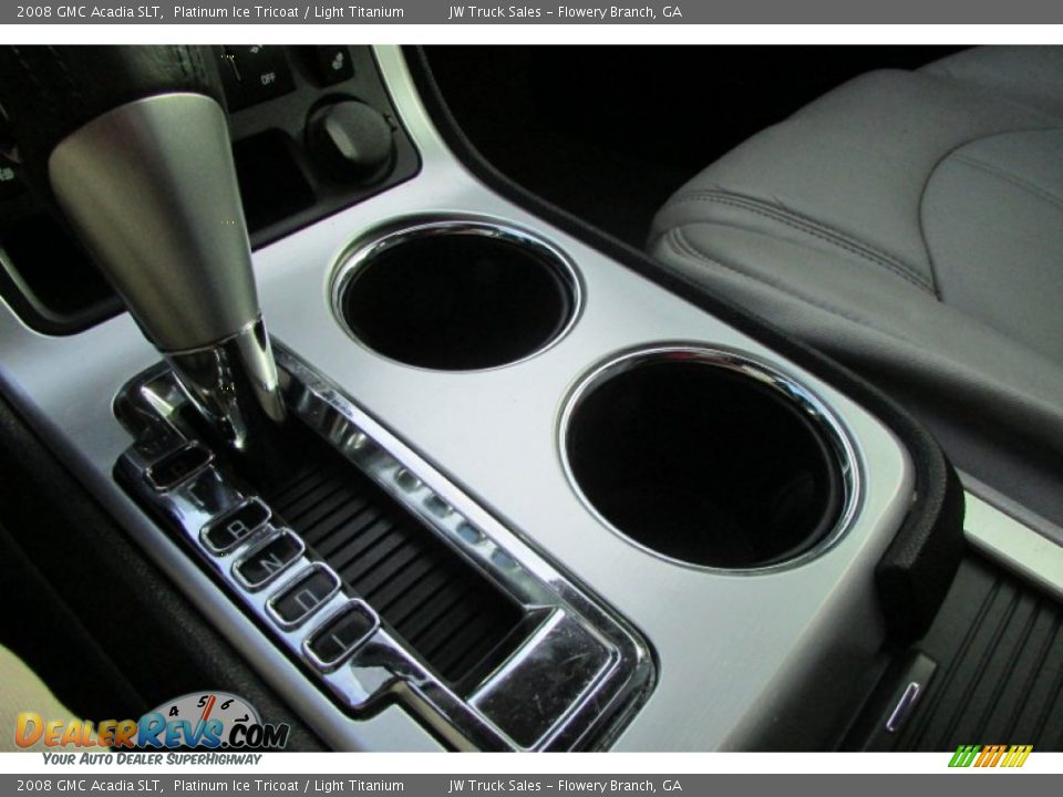 2008 GMC Acadia SLT Platinum Ice Tricoat / Light Titanium Photo #33