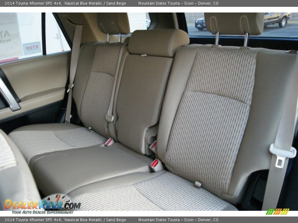 2014 Toyota 4Runner SR5 4x4 Nautical Blue Metallic / Sand Beige Photo #7