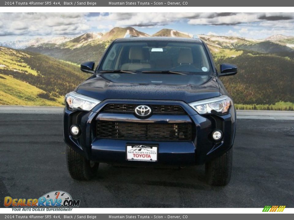 2014 Toyota 4Runner SR5 4x4 Black / Sand Beige Photo #2