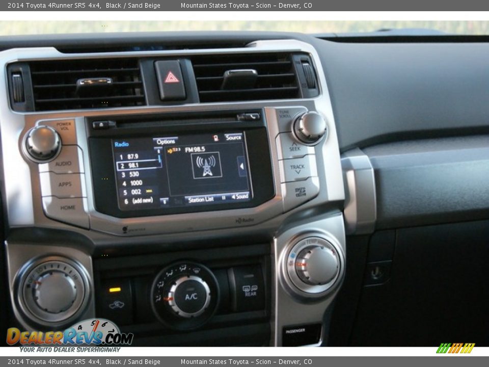 2014 Toyota 4Runner SR5 4x4 Black / Sand Beige Photo #6