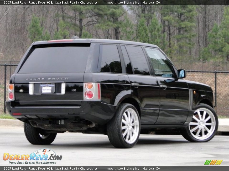 2005 Land Rover Range Rover HSE Java Black Pearl / Charcoal/Jet Photo #3