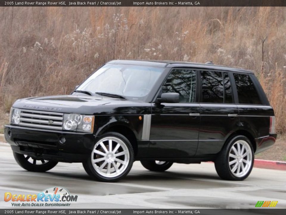 2005 Land Rover Range Rover HSE Java Black Pearl / Charcoal/Jet Photo #4