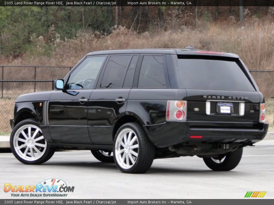 2005 Land Rover Range Rover HSE Java Black Pearl / Charcoal/Jet Photo #5