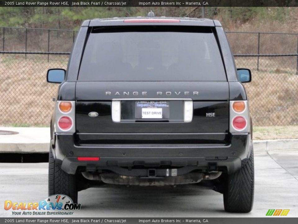 2005 Land Rover Range Rover HSE Java Black Pearl / Charcoal/Jet Photo #7