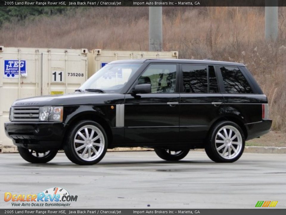 2005 Land Rover Range Rover HSE Java Black Pearl / Charcoal/Jet Photo #9