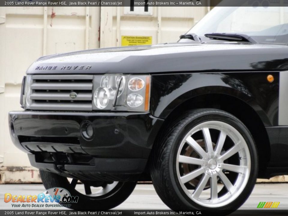 2005 Land Rover Range Rover HSE Java Black Pearl / Charcoal/Jet Photo #11
