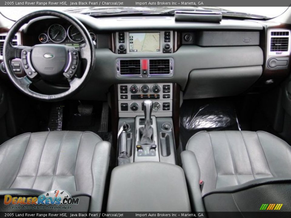 2005 Land Rover Range Rover HSE Java Black Pearl / Charcoal/Jet Photo #12