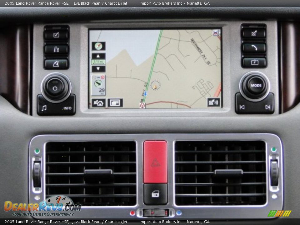 2005 Land Rover Range Rover HSE Java Black Pearl / Charcoal/Jet Photo #15