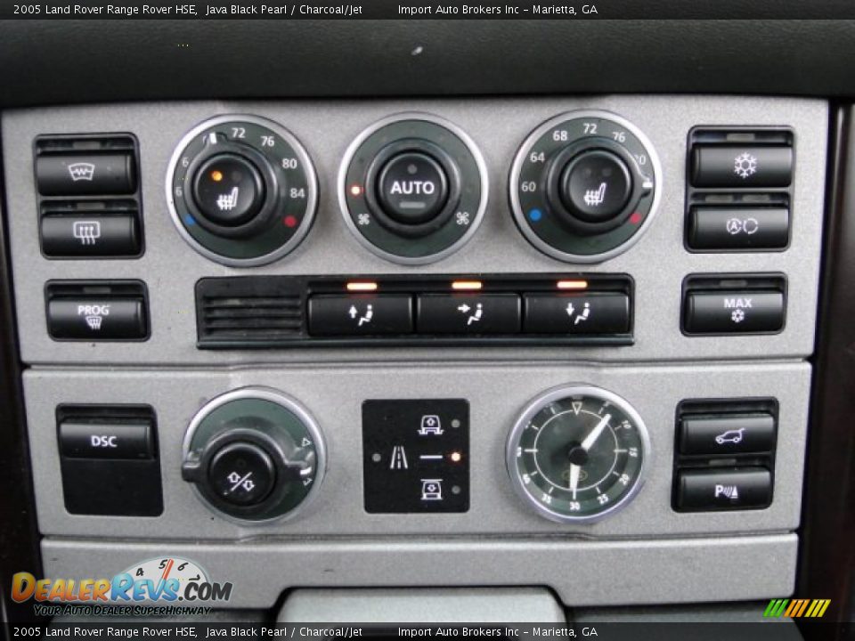 2005 Land Rover Range Rover HSE Java Black Pearl / Charcoal/Jet Photo #16