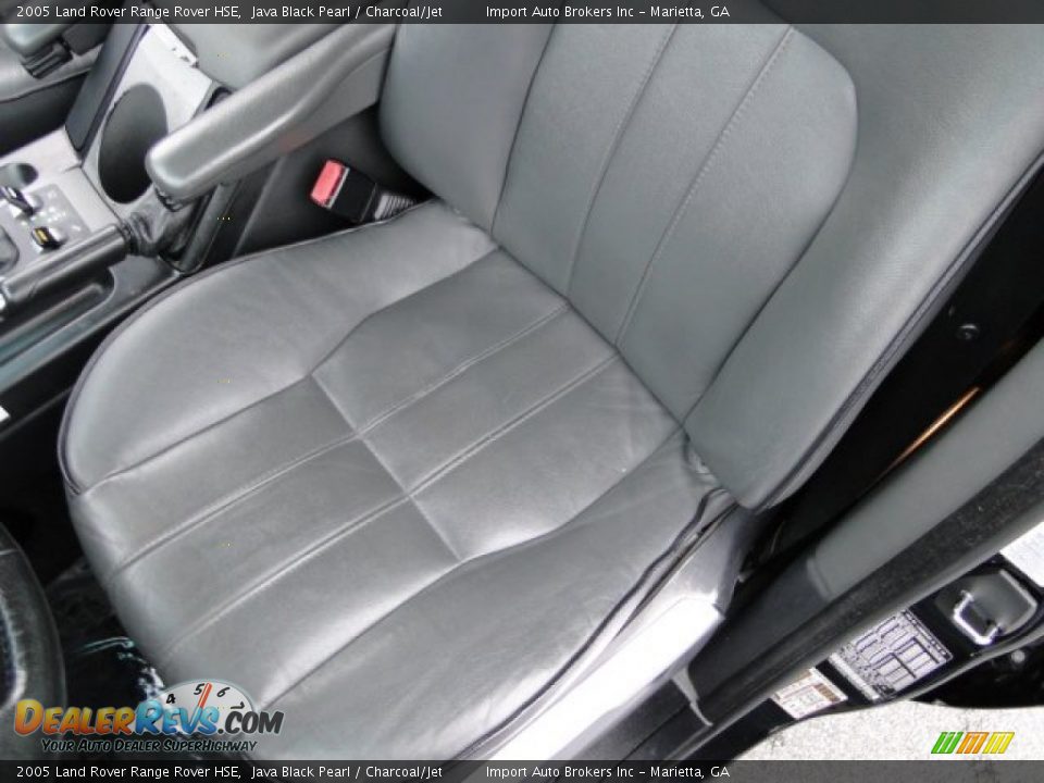 2005 Land Rover Range Rover HSE Java Black Pearl / Charcoal/Jet Photo #17