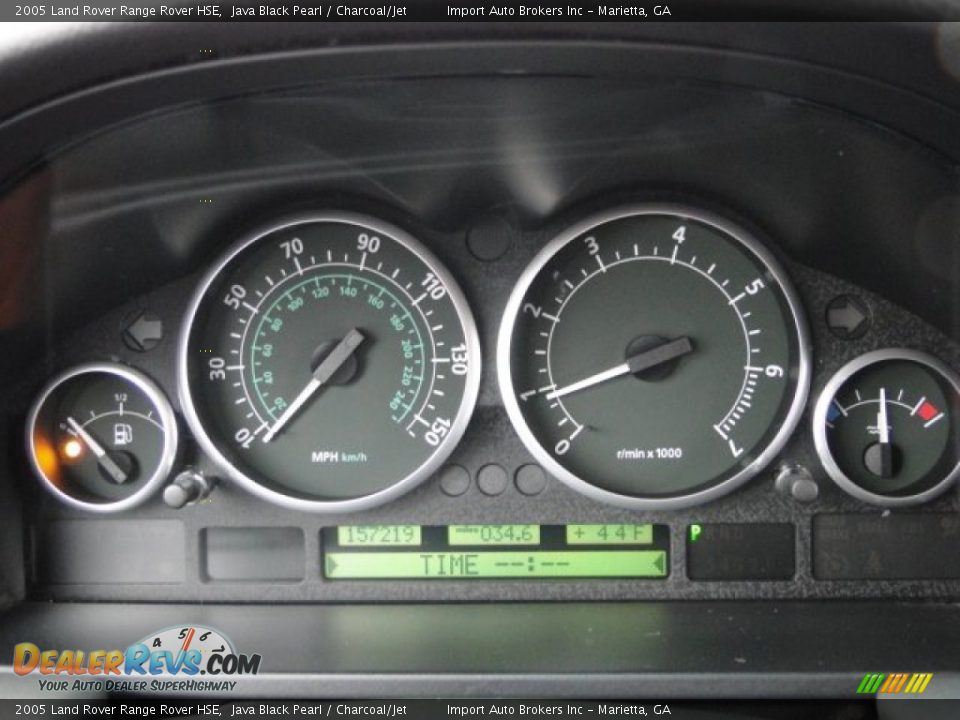 2005 Land Rover Range Rover HSE Java Black Pearl / Charcoal/Jet Photo #23