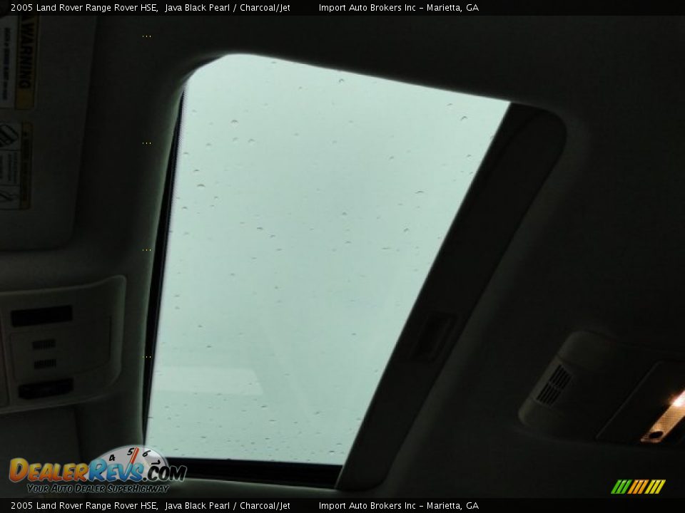 2005 Land Rover Range Rover HSE Java Black Pearl / Charcoal/Jet Photo #26